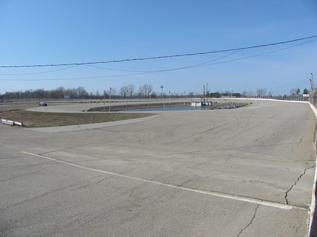 Tri-City Motor Speedway - Another Track Shot Photo From Water Winter Wonderland (newer photo)